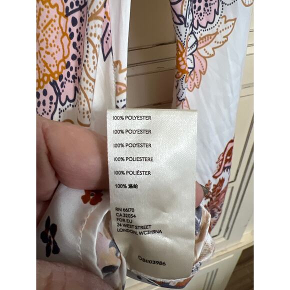 Free People size XS Run Free top blouse shirt ties in front of - Picture 5 of 5